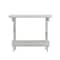 Flash Furniture White Portable Folding Adirondack Side Table LE-HMP-2012-1620H-WT-GG - alternate 2